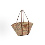 PRADA triangular embossed logo Tote bag, shopping bag, single-shoulder handbag, women\'s multi-color